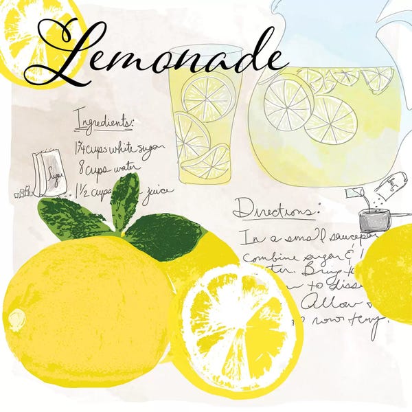 Lemons & Limes: Lemonade by Daniela Santiago