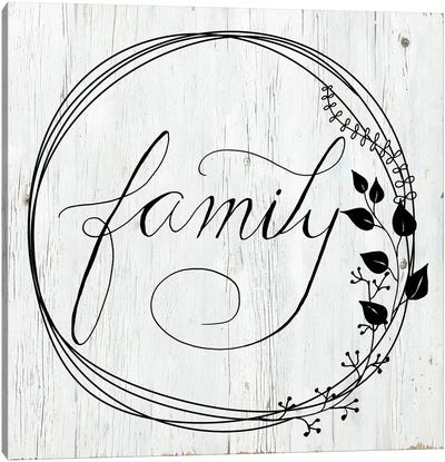 Family Canvas Art Print - Home for the Holidays