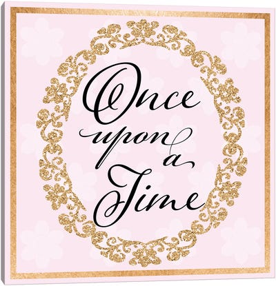 Once Upon A Time Canvas Art Print - Playroom Art