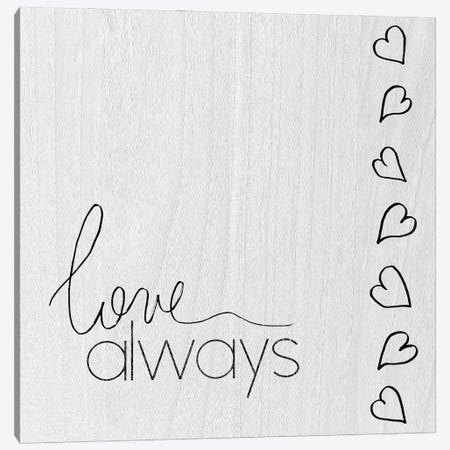 Love Always Canvas Print #DSG83} by Daniela Santiago Art Print
