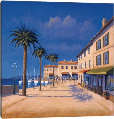Seaside Promenade II Canvas Art Print