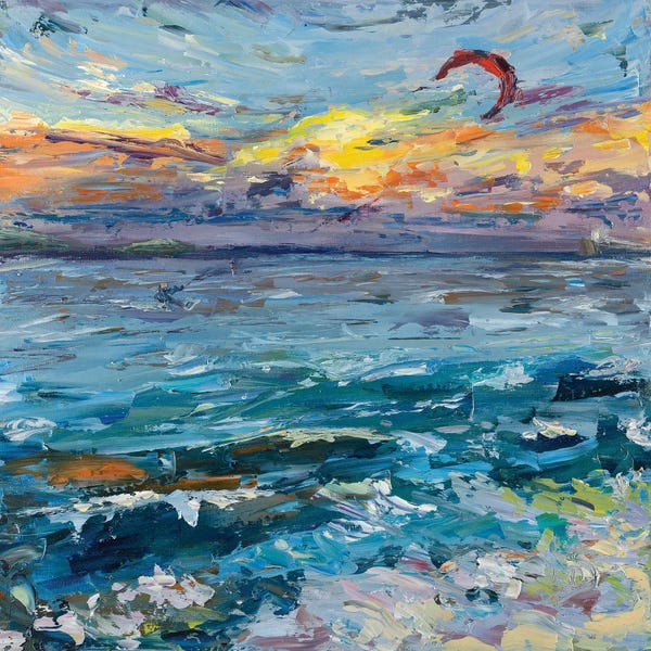 Palette Knife Prints: Taking Chance by Dana Sorokina