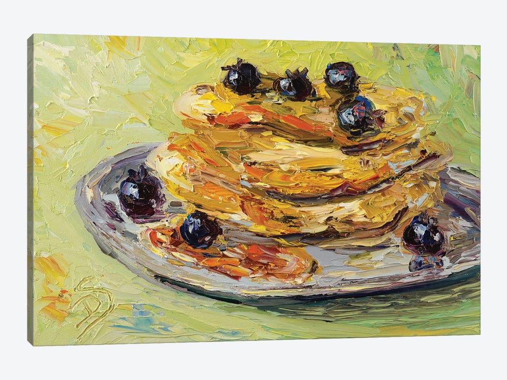 Pancake Sunday by Dana Sorokina 1-piece Canvas Art Print