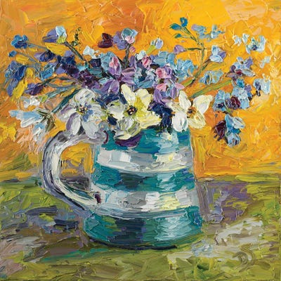 Glow In The Eyes by Dana Sorokina metal wall art