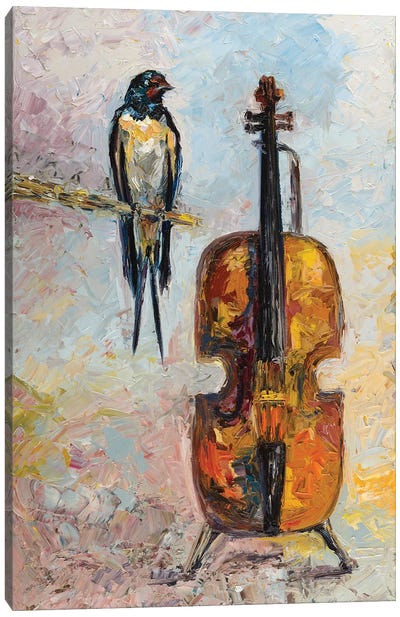 Stand By Me Canvas Art Print - Violin Art