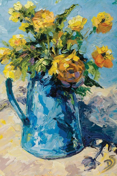 Contemporary Fine Art: Blue Waltz by Dana Sorokina