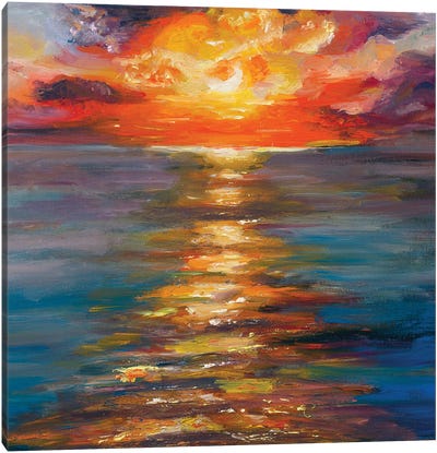 Sunset Canvas Art Print - Dana Sorokina