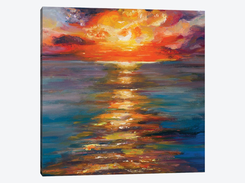 Sunset by Dana Sorokina 1-piece Canvas Wall Art