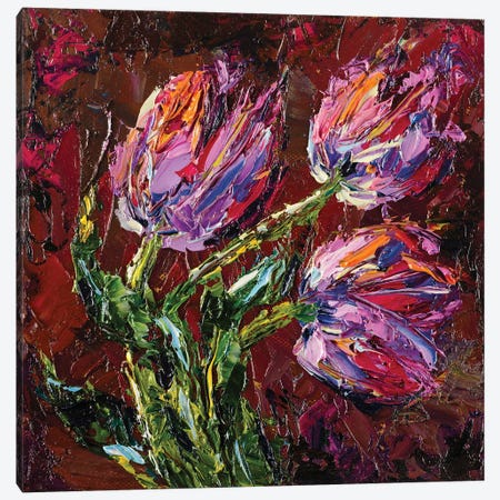 Tulips Canvas Print #DSK41} by Dana Sorokina Canvas Print