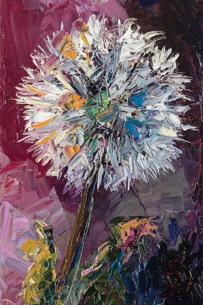 Palette Knife Prints: Blowball by Dana Sorokina