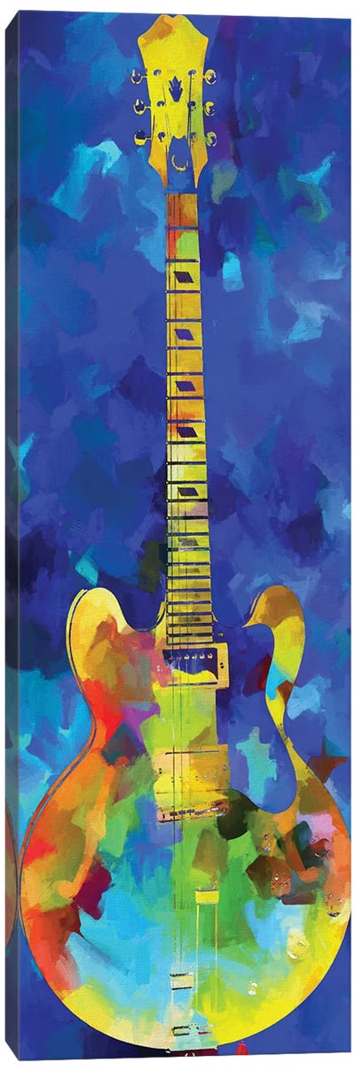 Guitar Canvas Art Print - Dan Sproul