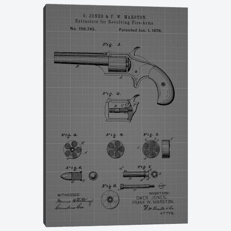 Extractors for Revolving Firearms, 1878- Blue Canvas Print #DSP113} by Dan Sproul Canvas Art