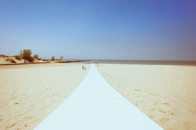 Path To The Beach by Dan Sproul framed canvas print