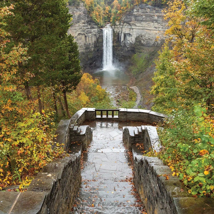 Taughannock Falls In Autumn