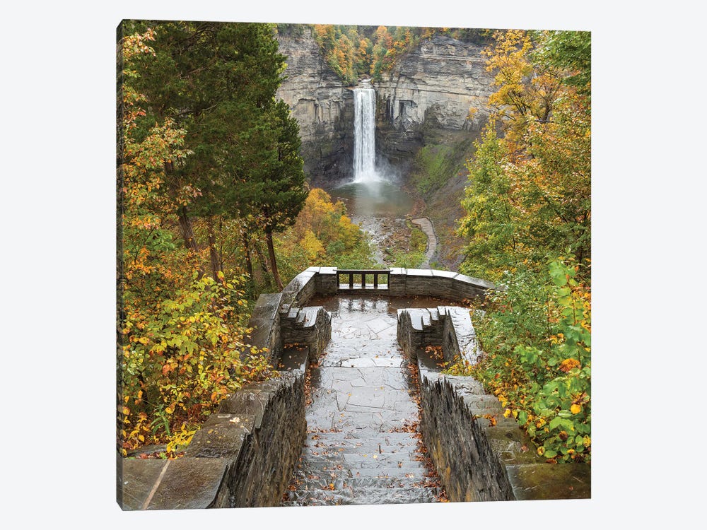 Taughannock Falls In Autumn by Dan Sproul 1-piece Art Print