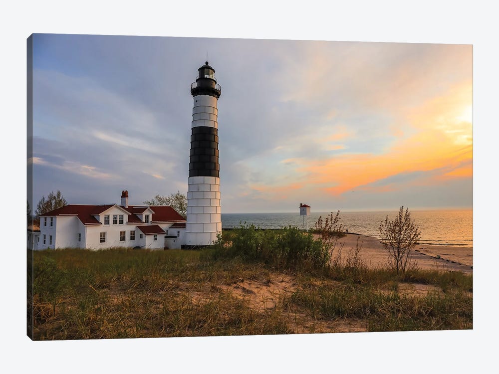Big Sable Point Light by Dan Sproul 1-piece Canvas Art
