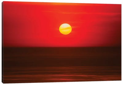 Lake Michigan Sunset Sky Canvas Art Print - Dan Sproul