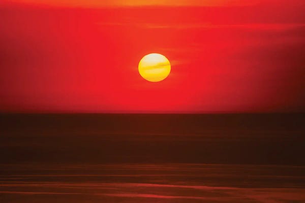 Lake Sunrises & Sunsets: Lake Michigan Sunset Sky by Dan Sproul