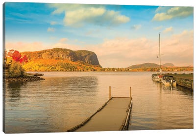 Moosehead Lake In Autumn Canvas Art Print - Dan Sproul