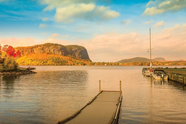 Docks & Piers: Moosehead Lake In Autumn by Dan Sproul