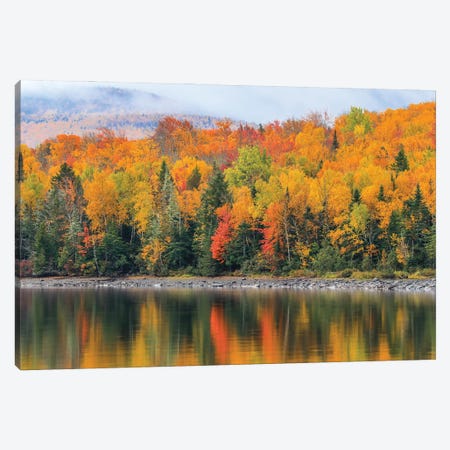 Autumn Reflections Canvas Print #DSP152} by Dan Sproul Canvas Wall Art