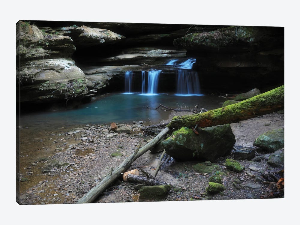 Hocking Hills Waterfall by Dan Sproul 1-piece Canvas Art Print
