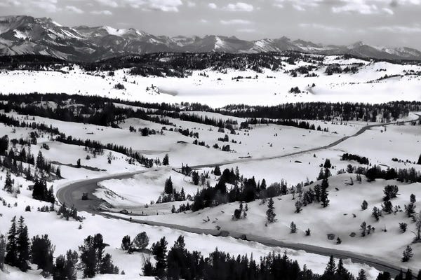 Beartooth Pass Snow Covered