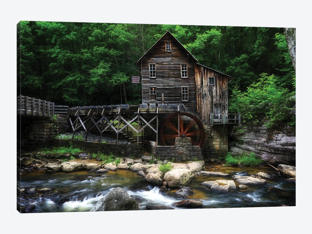 Grist Mill In Summer by Dan Sproul 1-piece Canvas Artwork