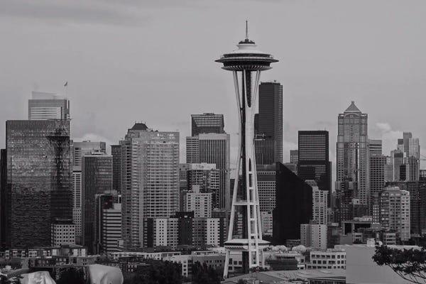Space Needle: Seattle Skyline by Dan Sproul