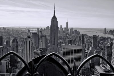 New York New York by Dan Sproul framed canvas print