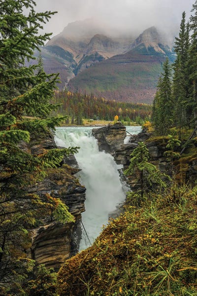 Athabasca Falls by Dan Sproul framed canvas print