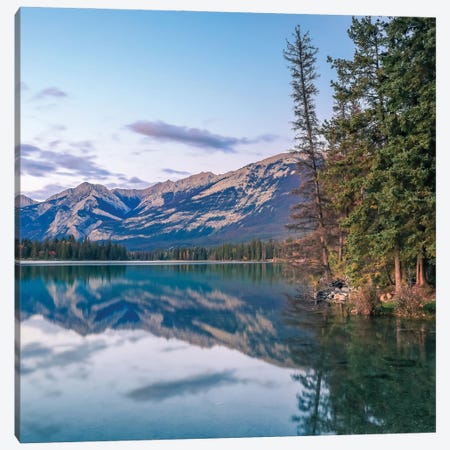 Mountain Reflection Canvas Print #DSP210} by Dan Sproul Canvas Art Print