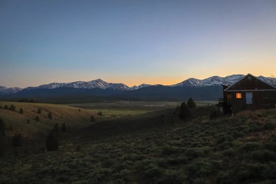 Mountain Cabin by Dan Sproul canvas print
