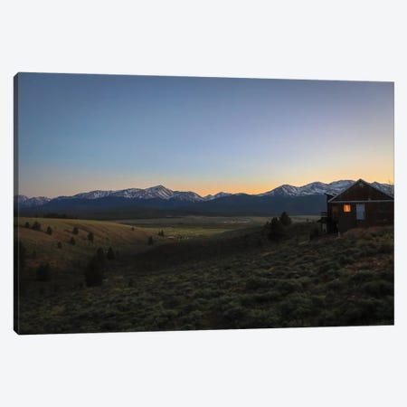 Mountain Cabin Canvas Print #DSP221} by Dan Sproul Canvas Art
