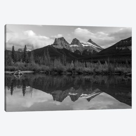 Three Sisters Reflection Canvas Print #DSP223} by Dan Sproul Canvas Artwork