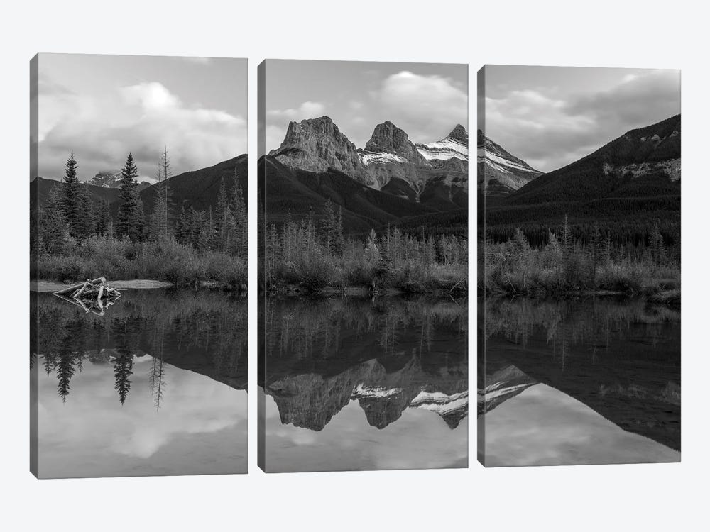 Three Sisters Reflection by Dan Sproul 3-piece Canvas Art Print