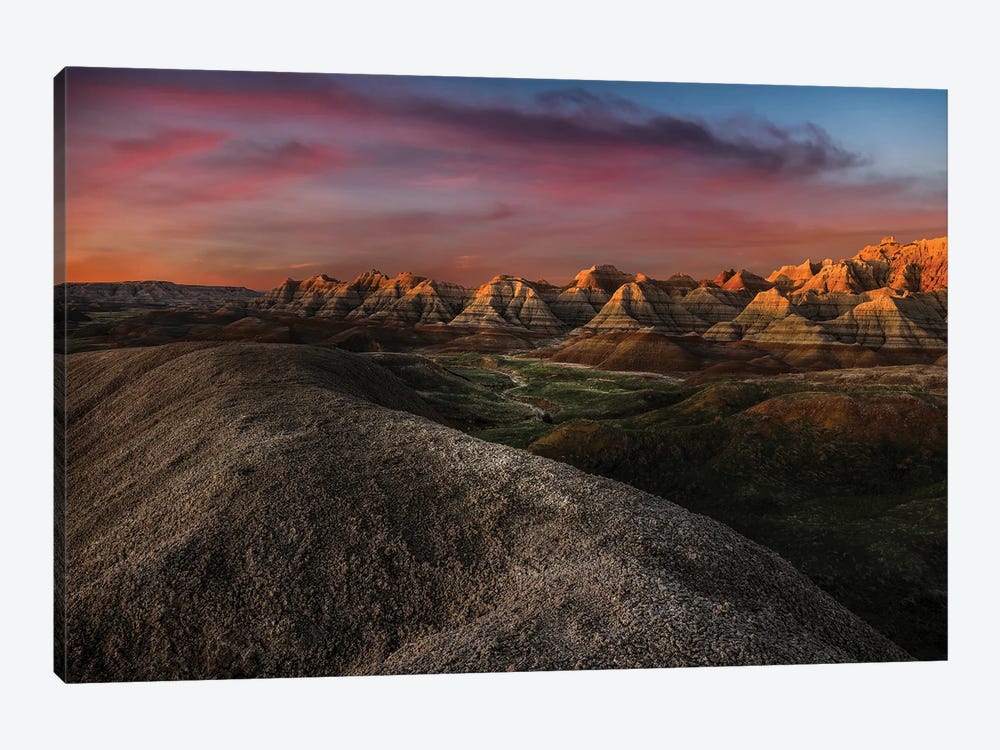 Sunset On The Badlands by Dan Sproul 1-piece Art Print