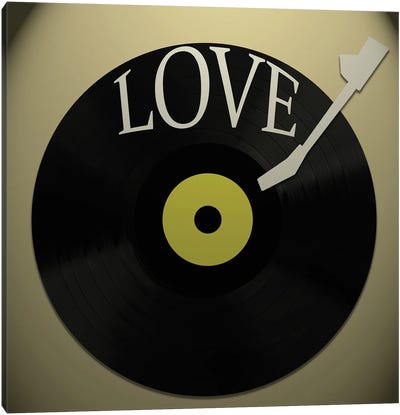 Love Music Canvas Art Print - Media Formats