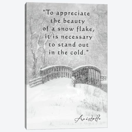 Aristotle Winter Quote Canvas Print #DSP238} by Dan Sproul Canvas Print