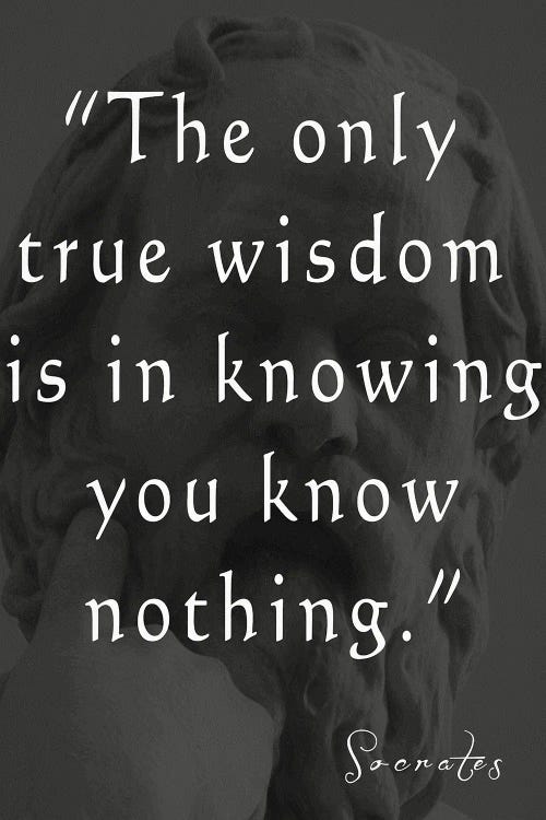 Socrates Quote by Dan Sproul wall art