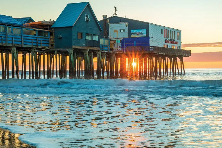 Old Orchard Pier Sunrise by Dan Sproul wall art