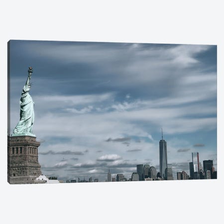 New York Liberty Canvas Print #DSP255} by Dan Sproul Canvas Wall Art
