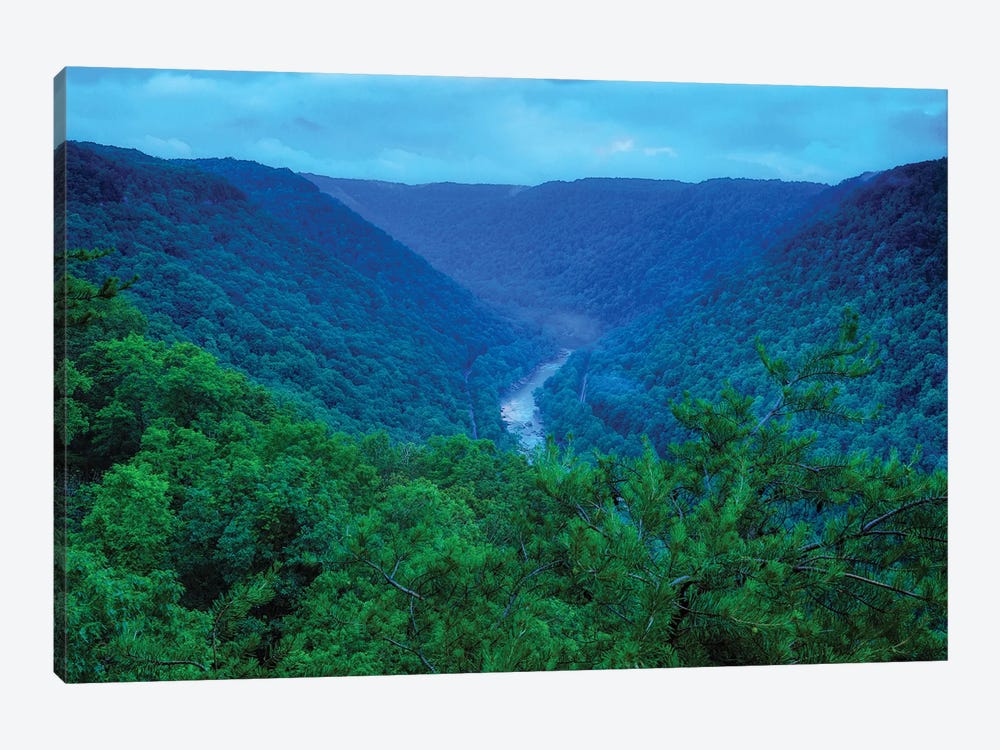 New River Gorge 1-piece Canvas Print