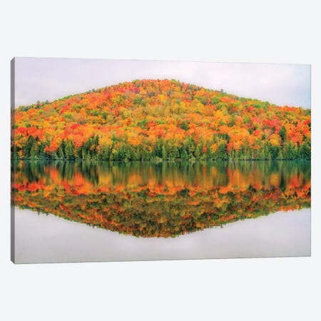 Autumn Reflection Canvas Print #DSP257} by Dan Sproul Canvas Artwork