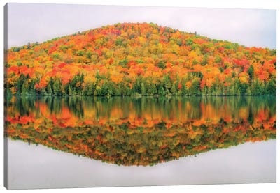 Autumn Reflection Canvas Art Print - Dan Sproul