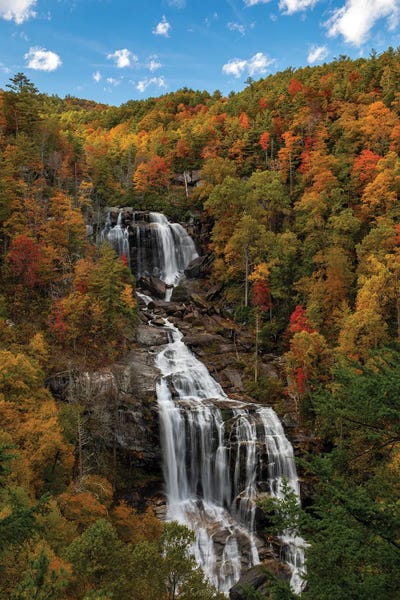 Waterfalls: Whitewater Falls In Autumn by Dan Sproul
