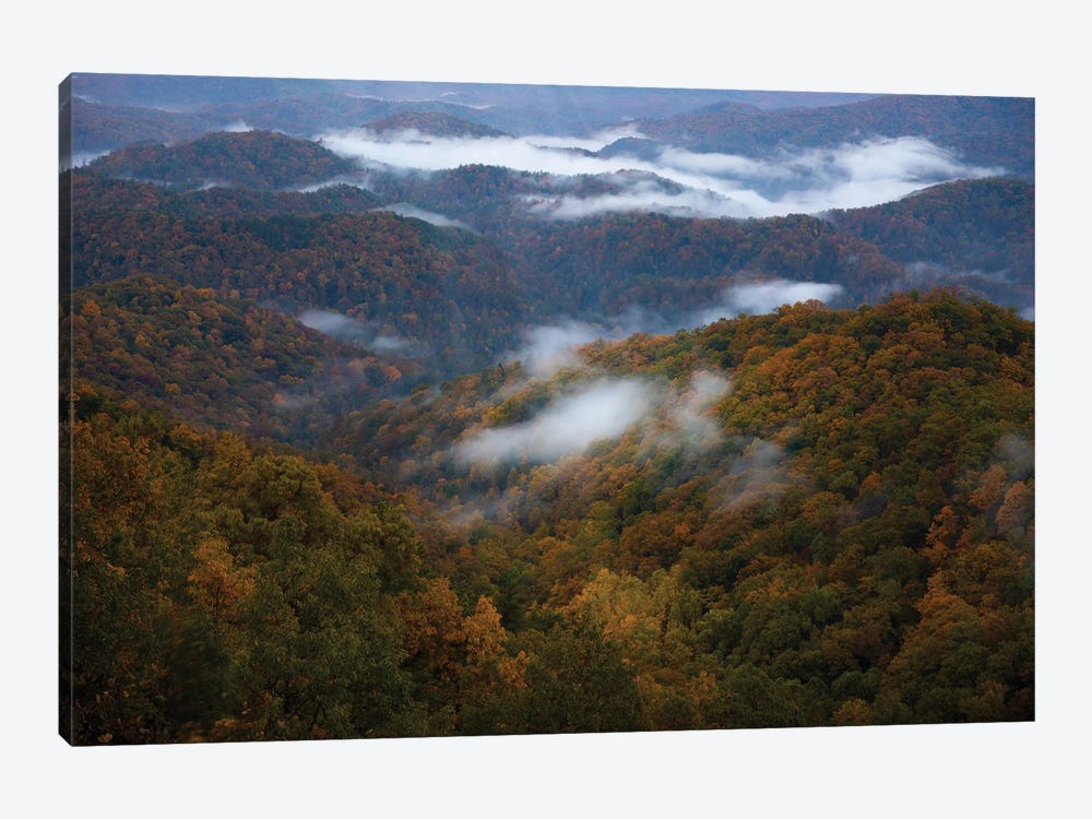 Light Rays On Autumn Mountains by Dan Sproul 1-piece Art Print