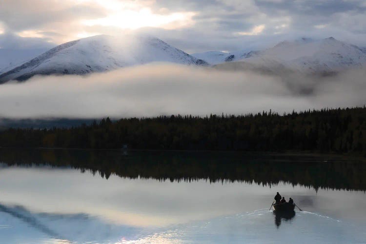 Kenai River Alaska Sunrise by Dan Sproul wall art