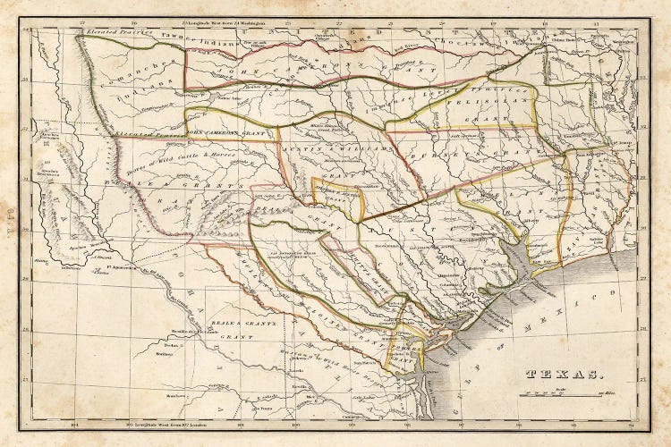 Texas Historical Map