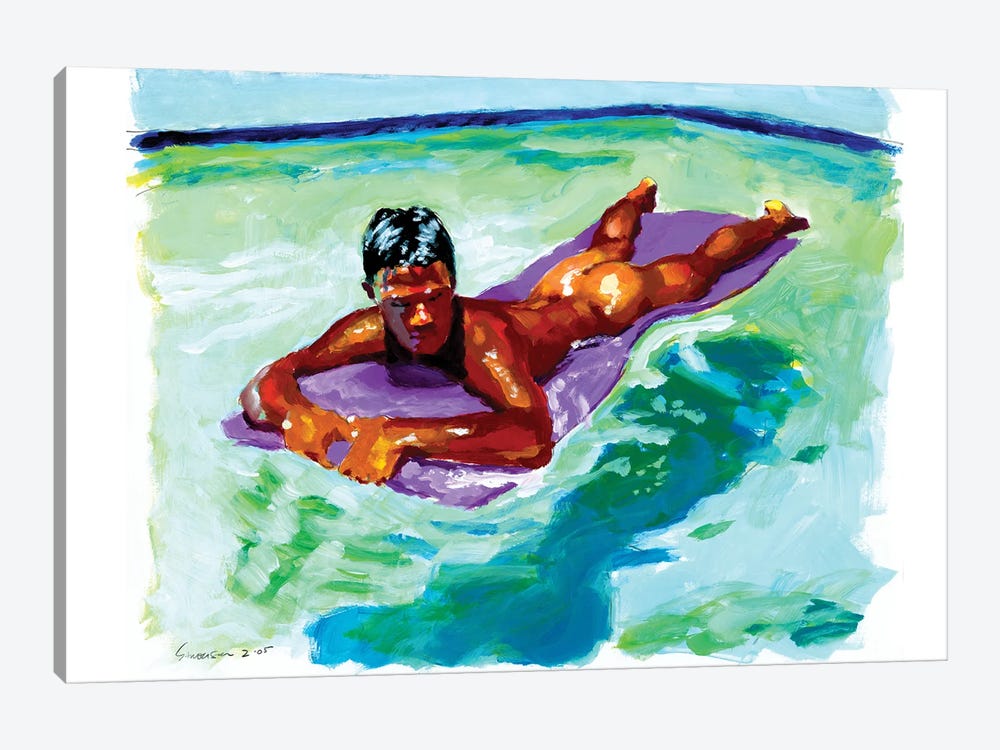 Purple Float by Douglas Simonson 1-piece Art Print